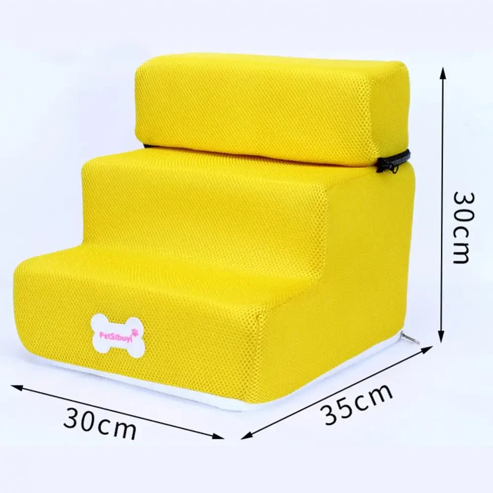 3 Step Detachable Dog Stairs Non Slip Ramp For Pets