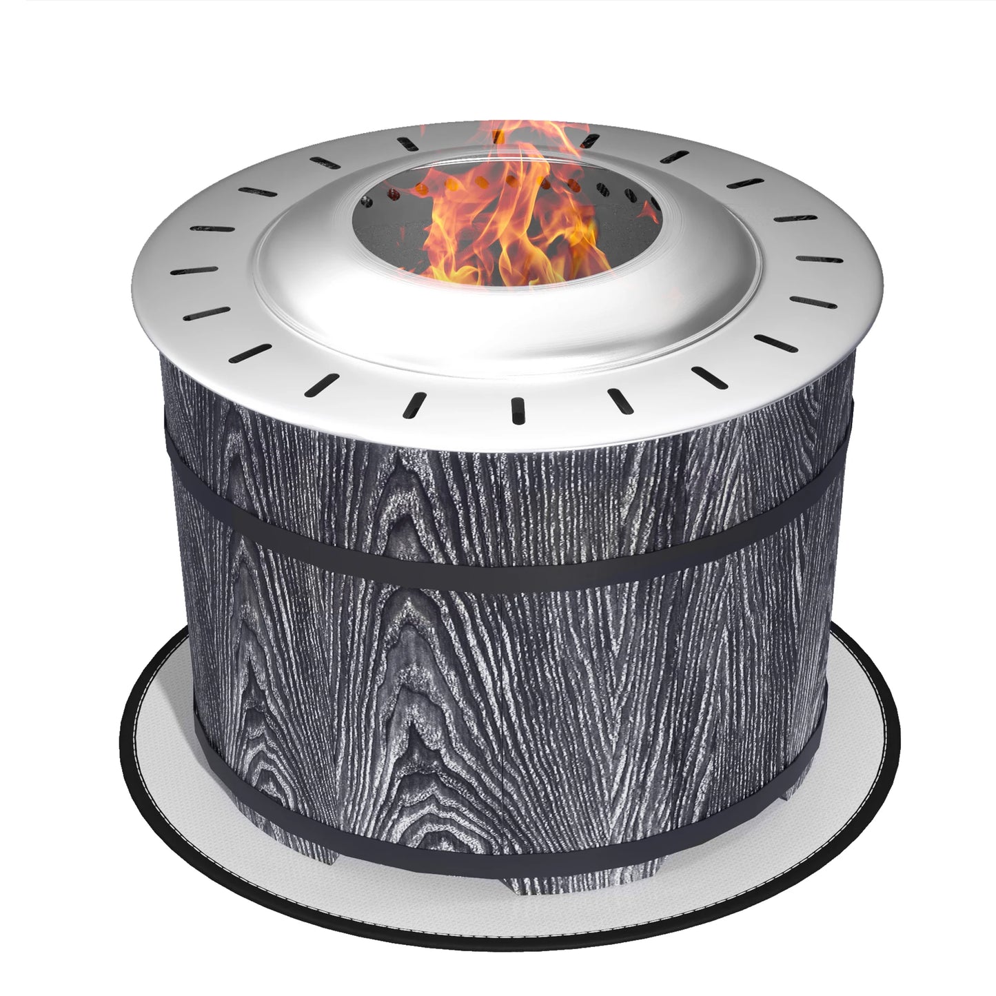Smokeless Fire Pit With Mat