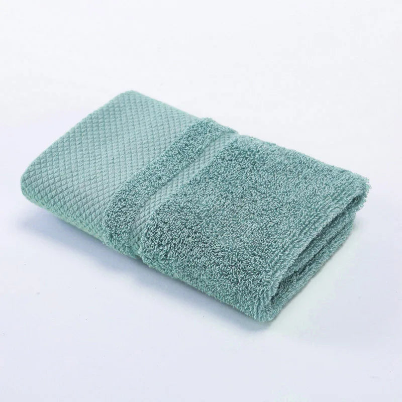 Solid Color 100 Percent Cotton Hand Towel Super Absorbent For Home And Hotel