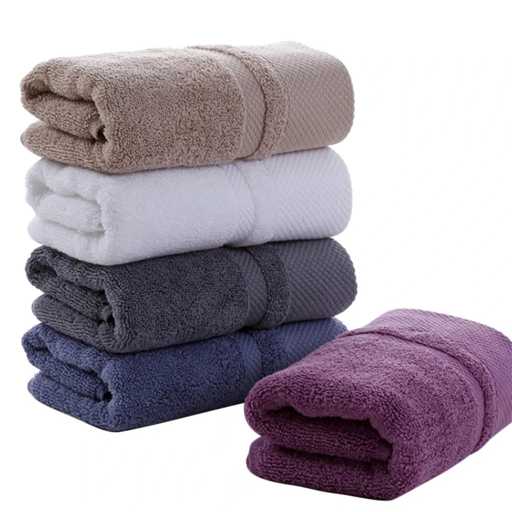 Solid Color 100 Percent Cotton Hand Towel Super Absorbent For Home And Hotel