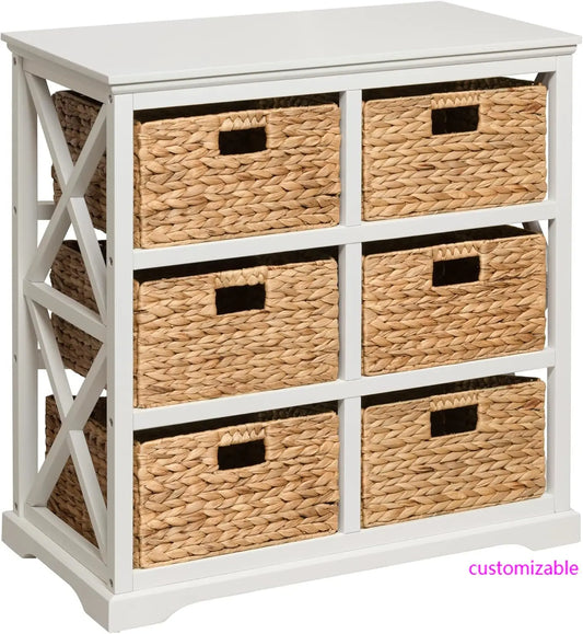 XMSJ Hampton Meadows 3 Tier X-Side End Storage Cabinet