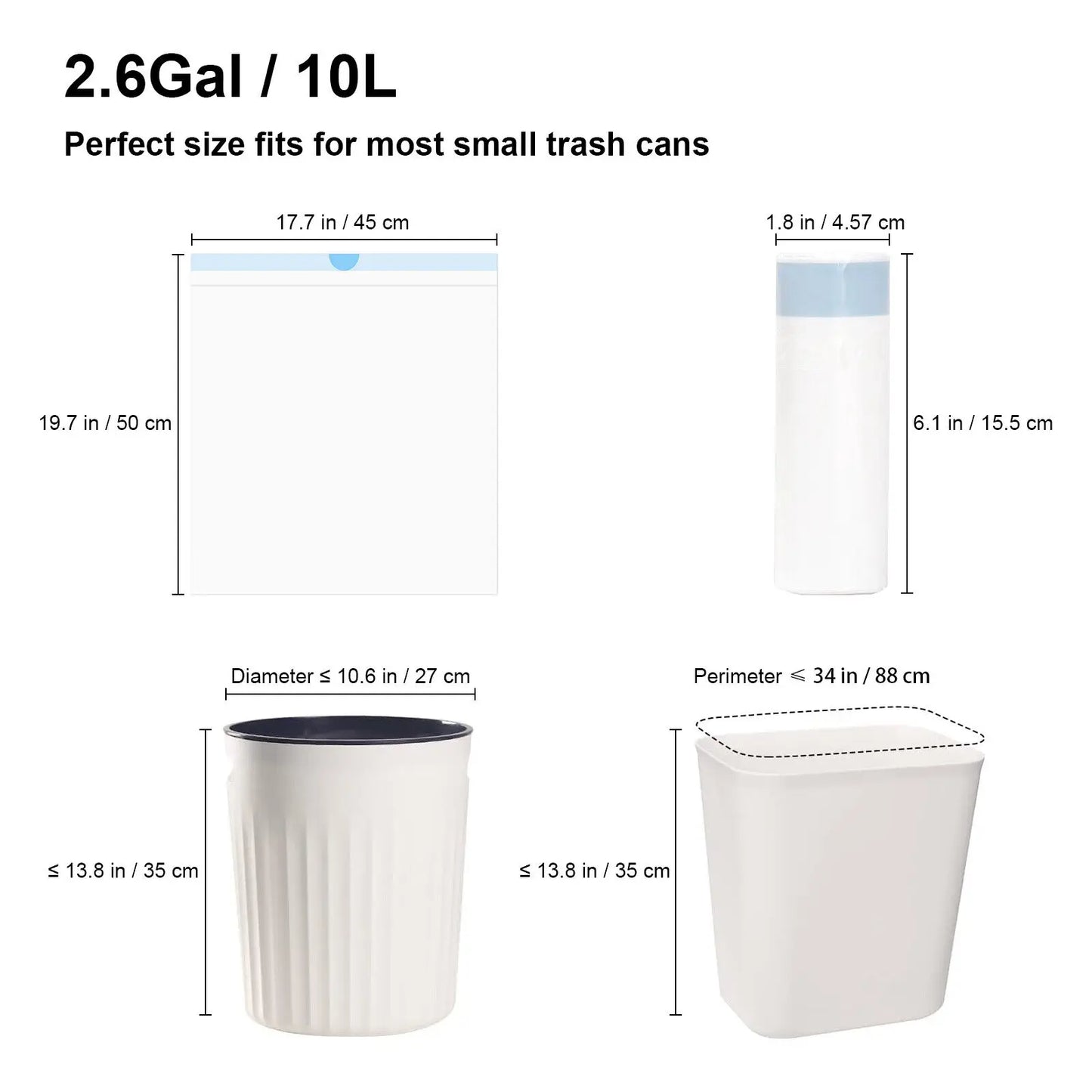 DOEL Self-Cleaning Cat Litter Box Liners and Trash Bags