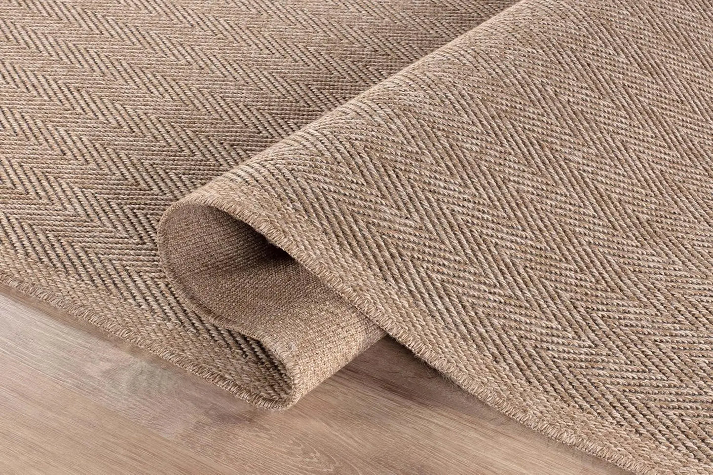 Natural Fiber Herringbone Seagrass Area Rug For Indoor Outdoor Use