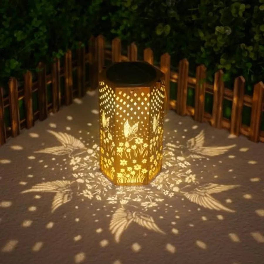 Solar Hummingbird Garden Lights Waterproof Outdoor Decorative Accent