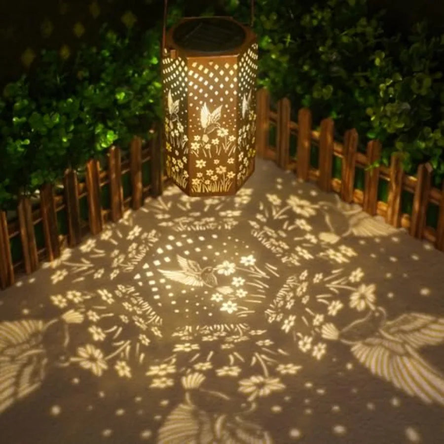 Solar Hummingbird Garden Lights Waterproof Outdoor Decorative Accent