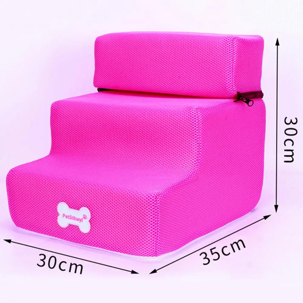 3 Step Detachable Dog Stairs Non Slip Ramp For Pets