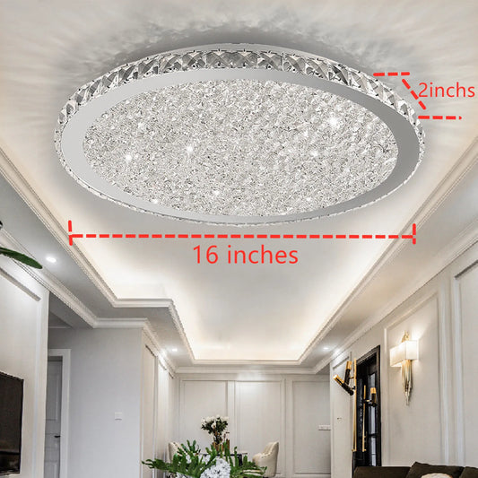 LOYALHEARTDY Modern Crystal Ceiling Light Pendant Lamp Led Chandelier Raindrop
