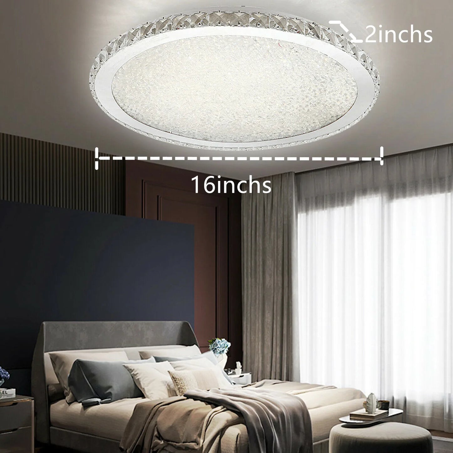 LOYALHEARTDY Modern Crystal Ceiling Light Pendant Lamp Led Chandelier Raindrop