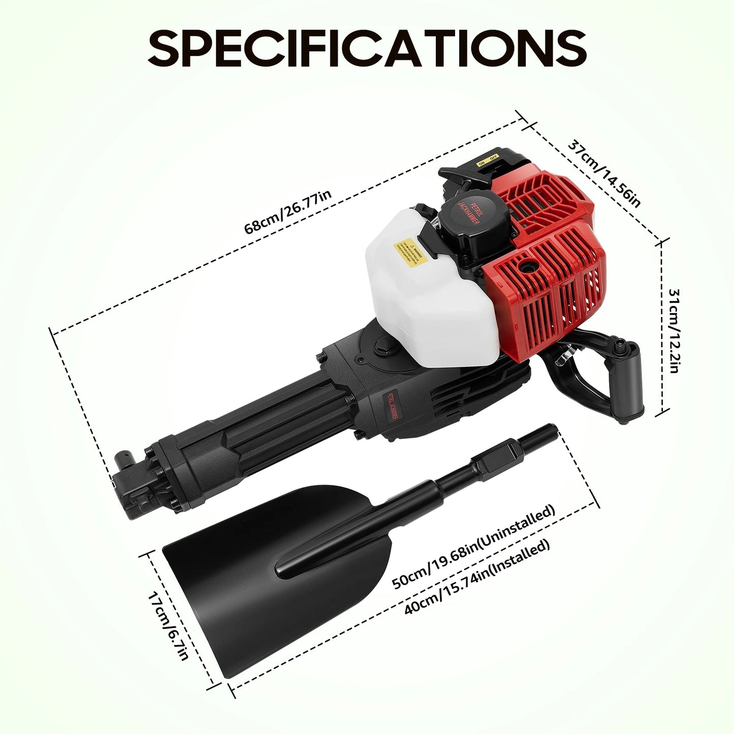 Bymaocar Gas Powered Portable Garden Tree Digging Machine