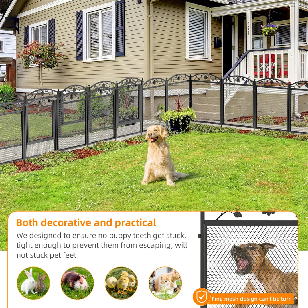 BINGOPAW Heavy Duty Dog Playpen For Indoor And Outdoor Use