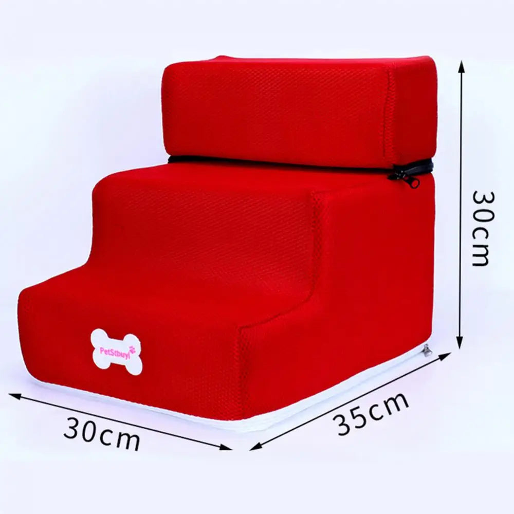3 Step Detachable Dog Stairs Non Slip Ramp For Pets