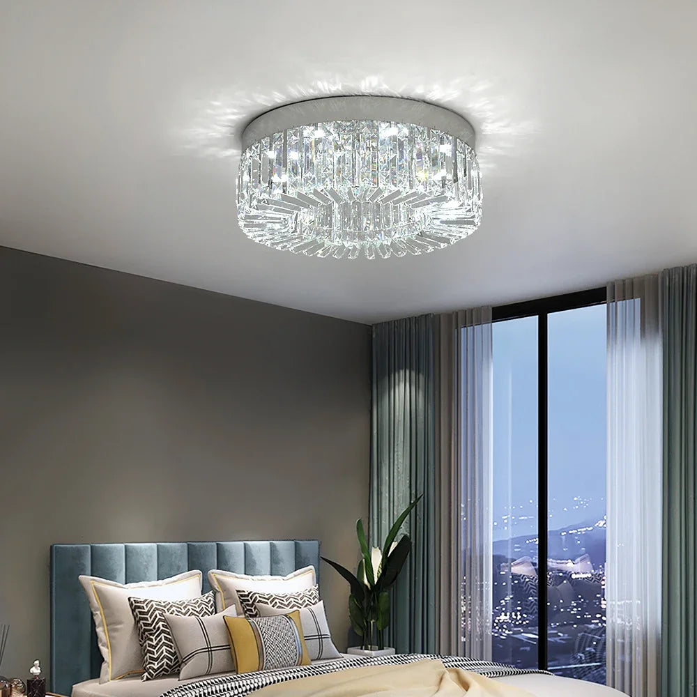 VETRULUS Crystal LED Ceiling Chandelier for Modern Home Lighting