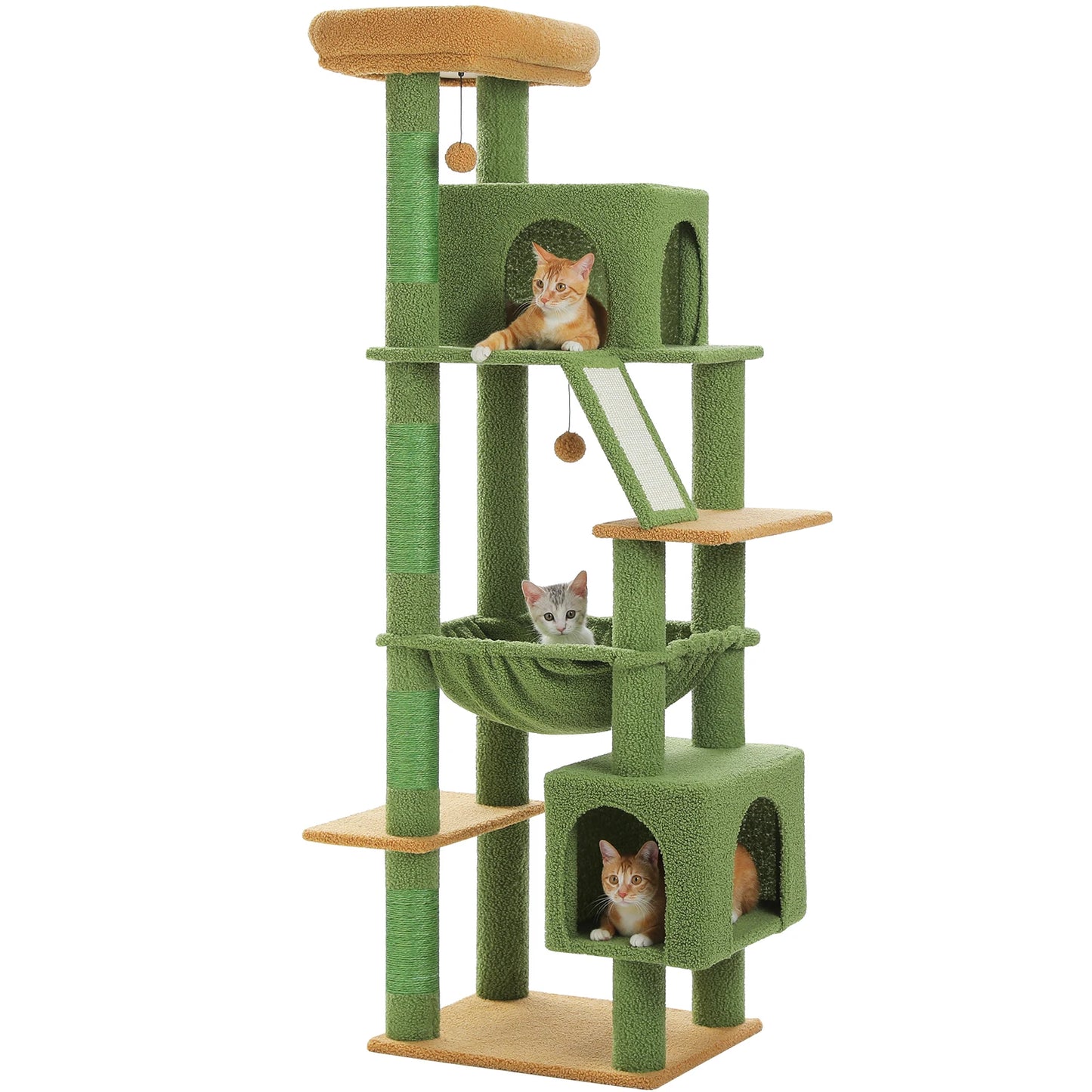 PAWZ Road Cat Tree Tower With Multi Level Condo Pad