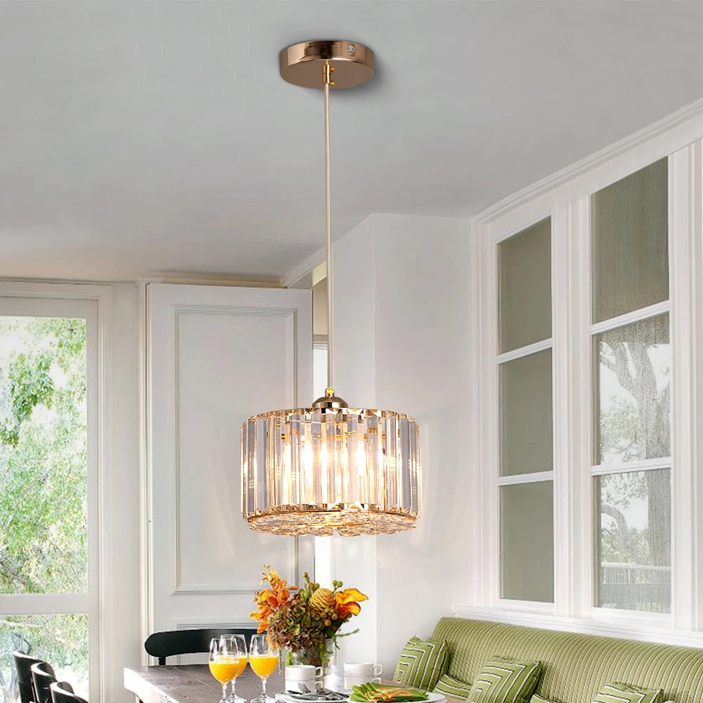 GreeLustr Modern Pendant Light Crystal Chandelier For Home Decor