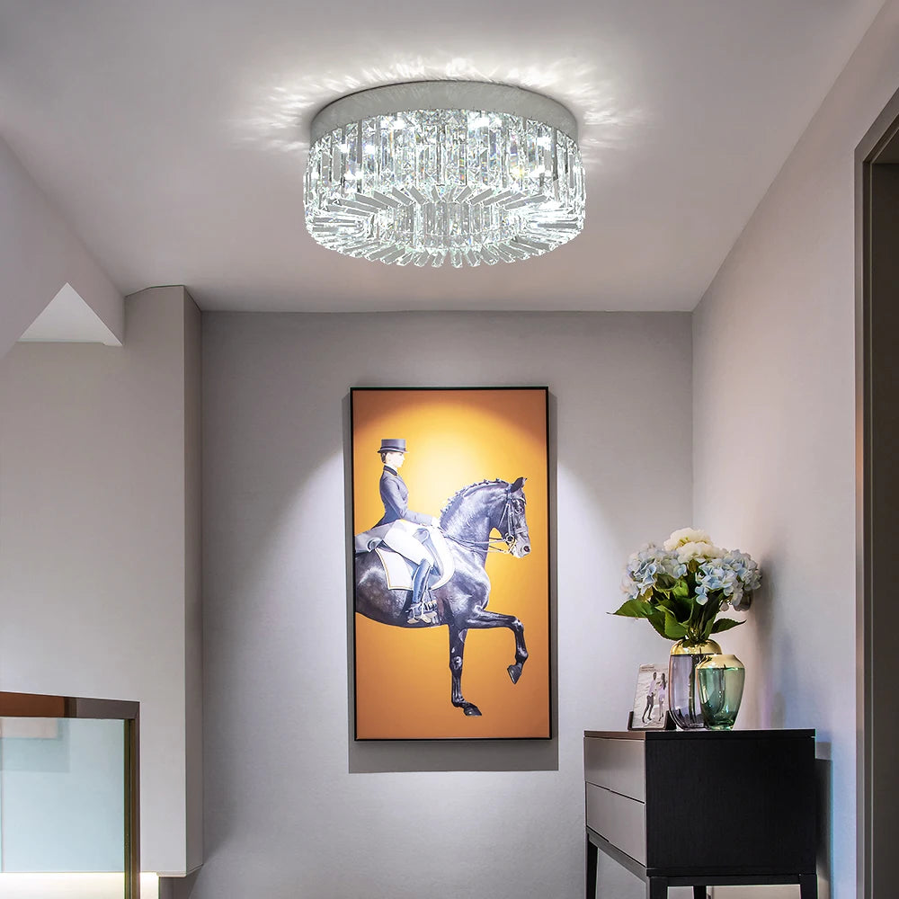 VETRULUS Crystal LED Ceiling Chandelier for Modern Home Lighting