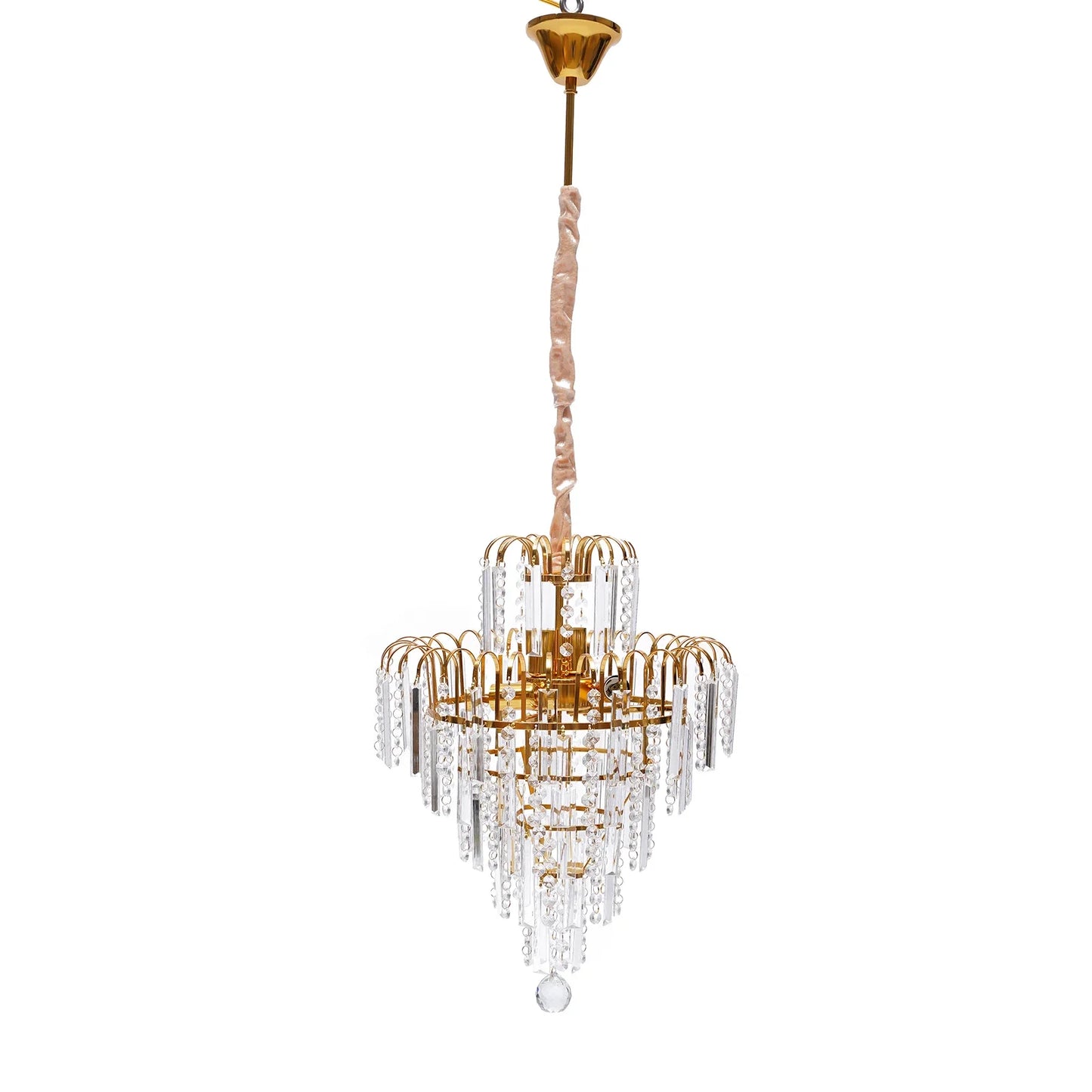 LED Crystal Chandelier Luxury Ceiling Light E14 Pendant
