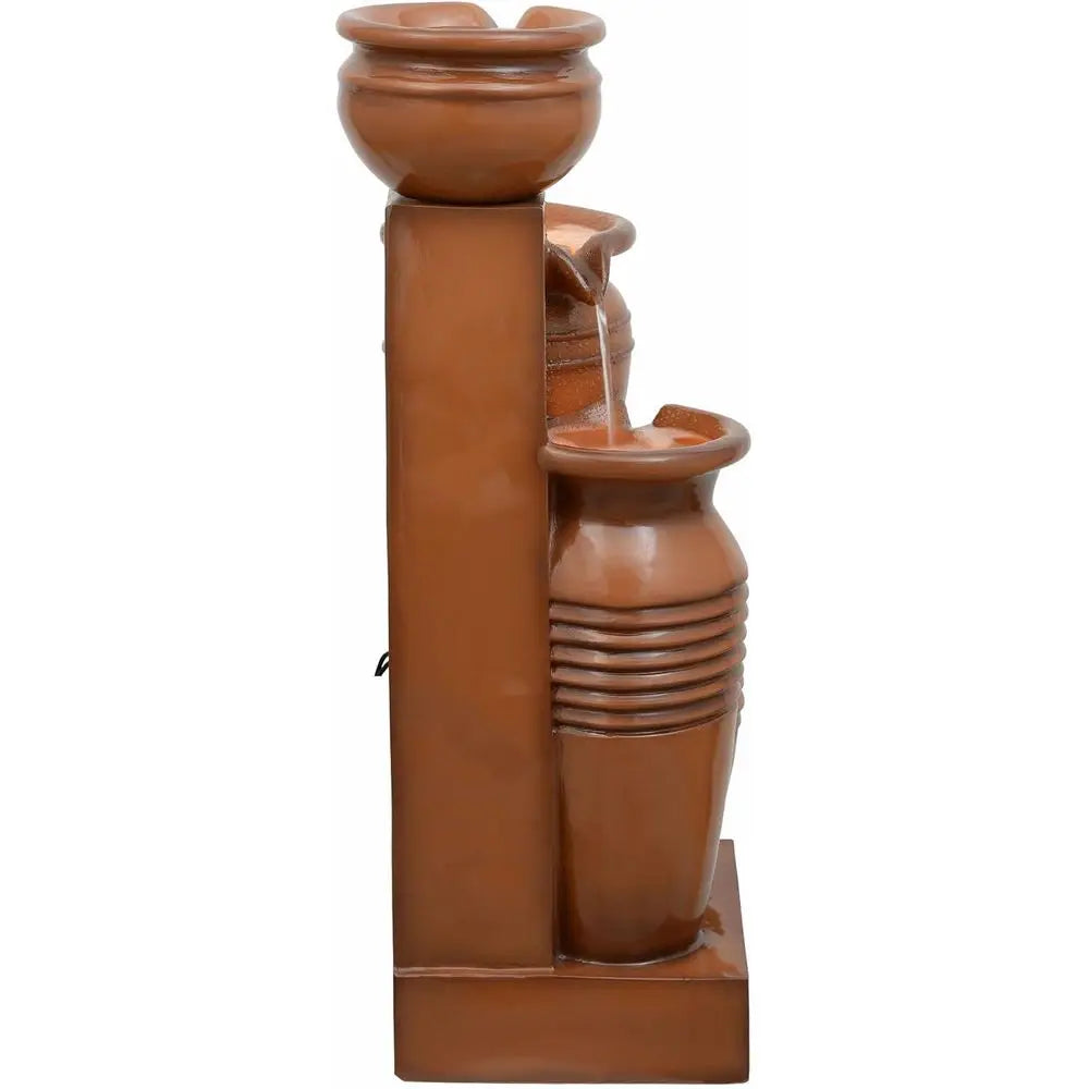 Teamson US Inc 4 Tier Cascading Water Fountain Outdoor