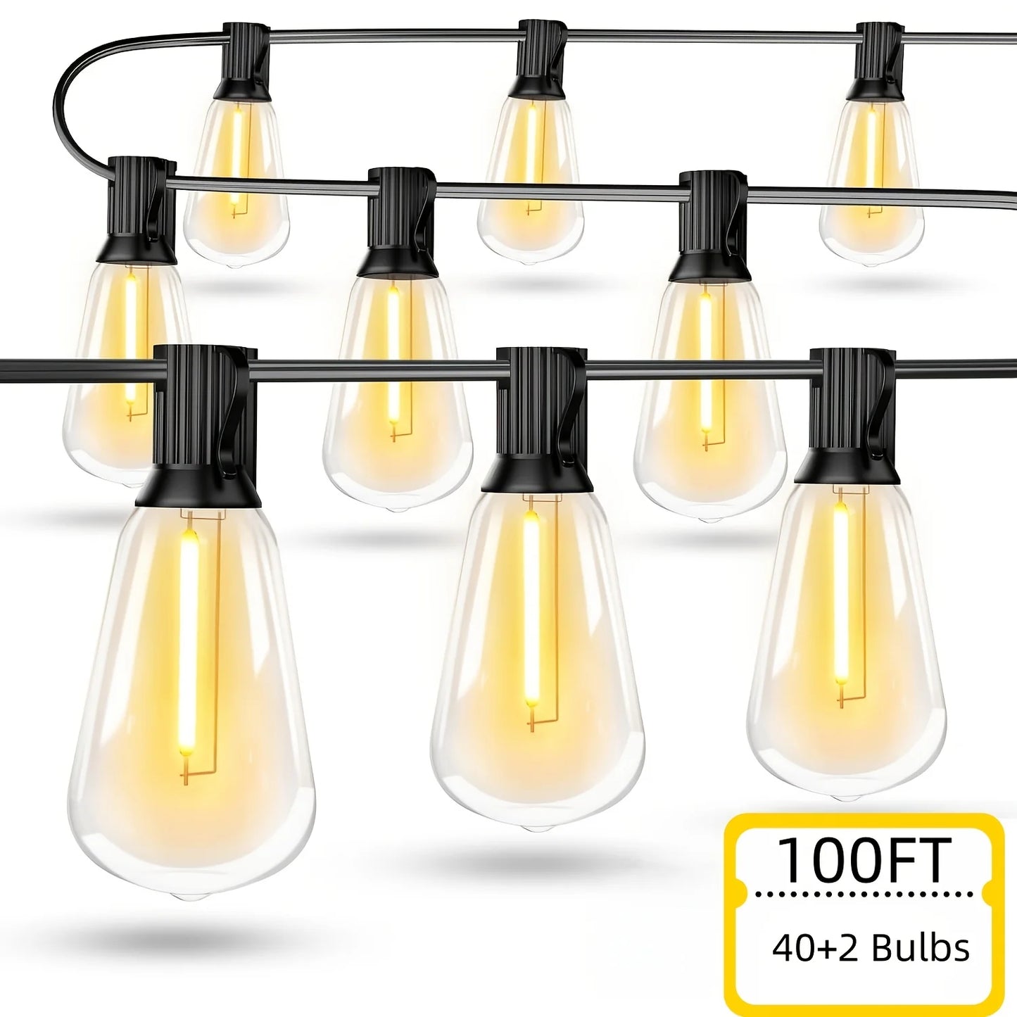 LED Outdoor String Lights ST38 For Patio Porch Garden Waterproof