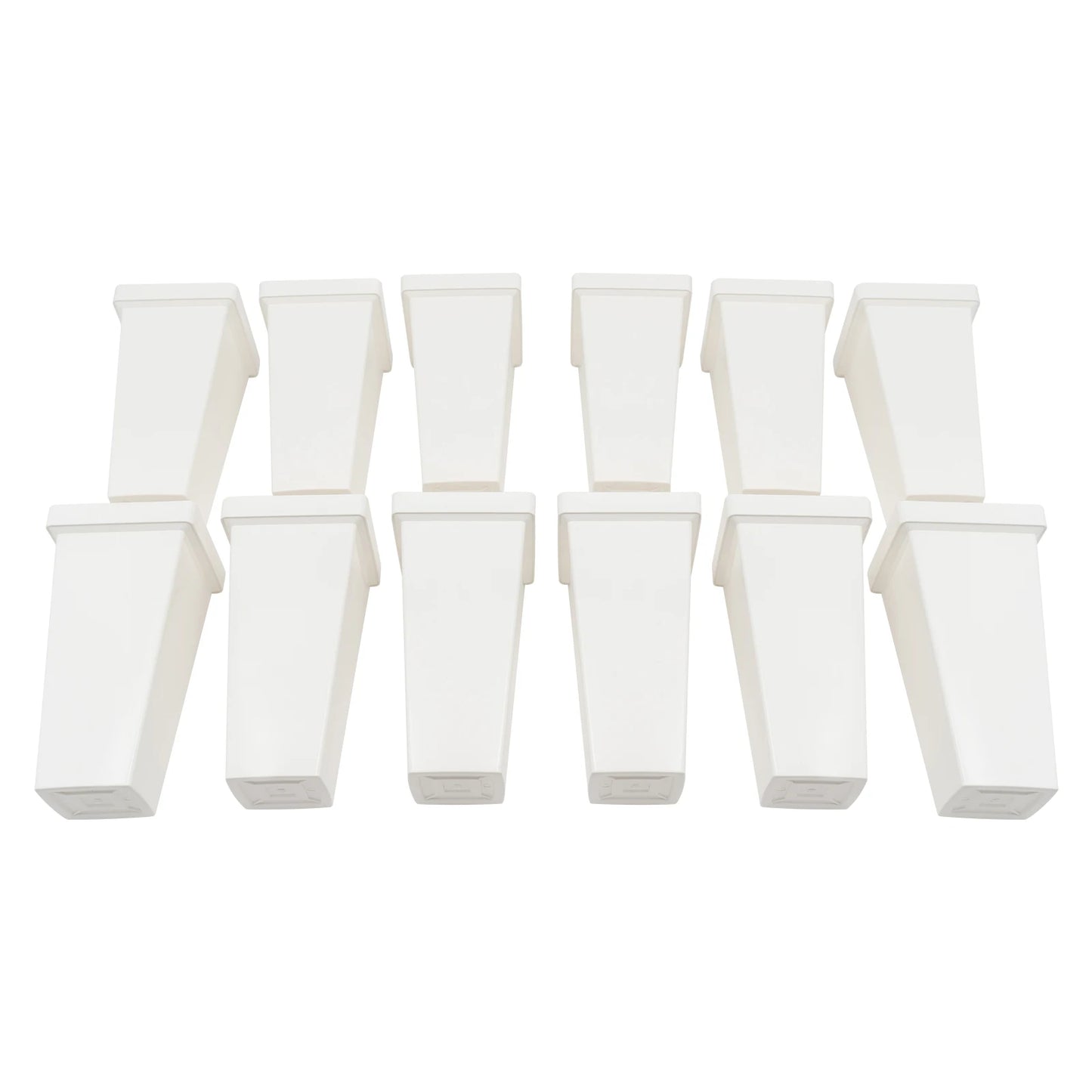 CNCEST Flower Display Stand With 12 Buckets 3-Tier Cart