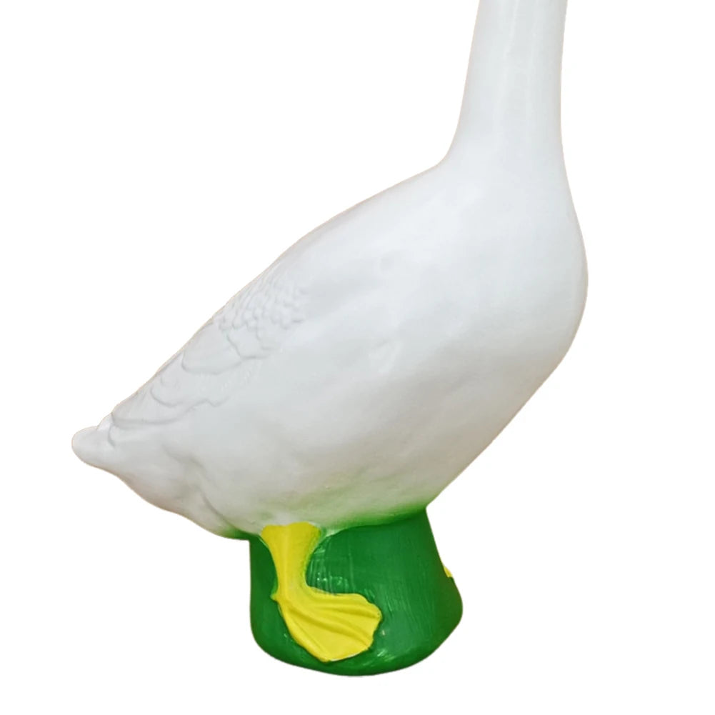 Resin Goose Statue For Home Garden Decor Yard Ornament