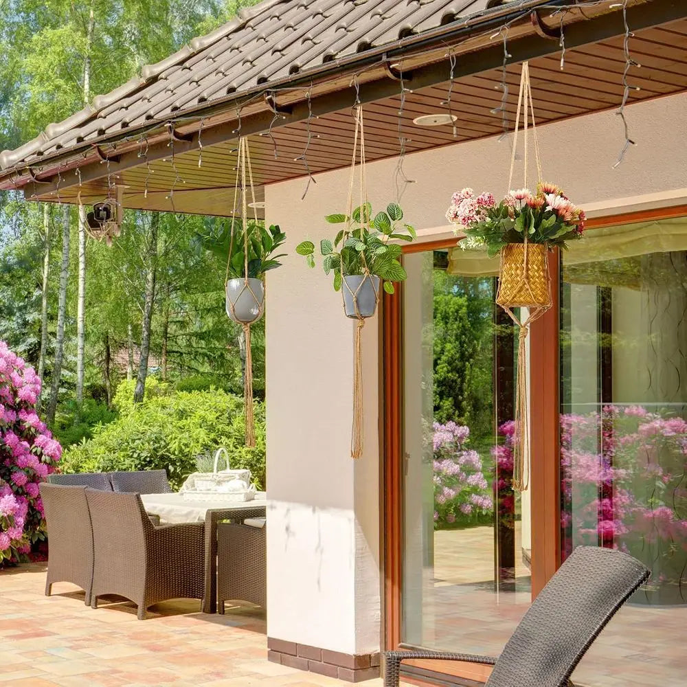 20-Pack Jute Plant Hangers For Indoor And Outdoor Garden Decor
