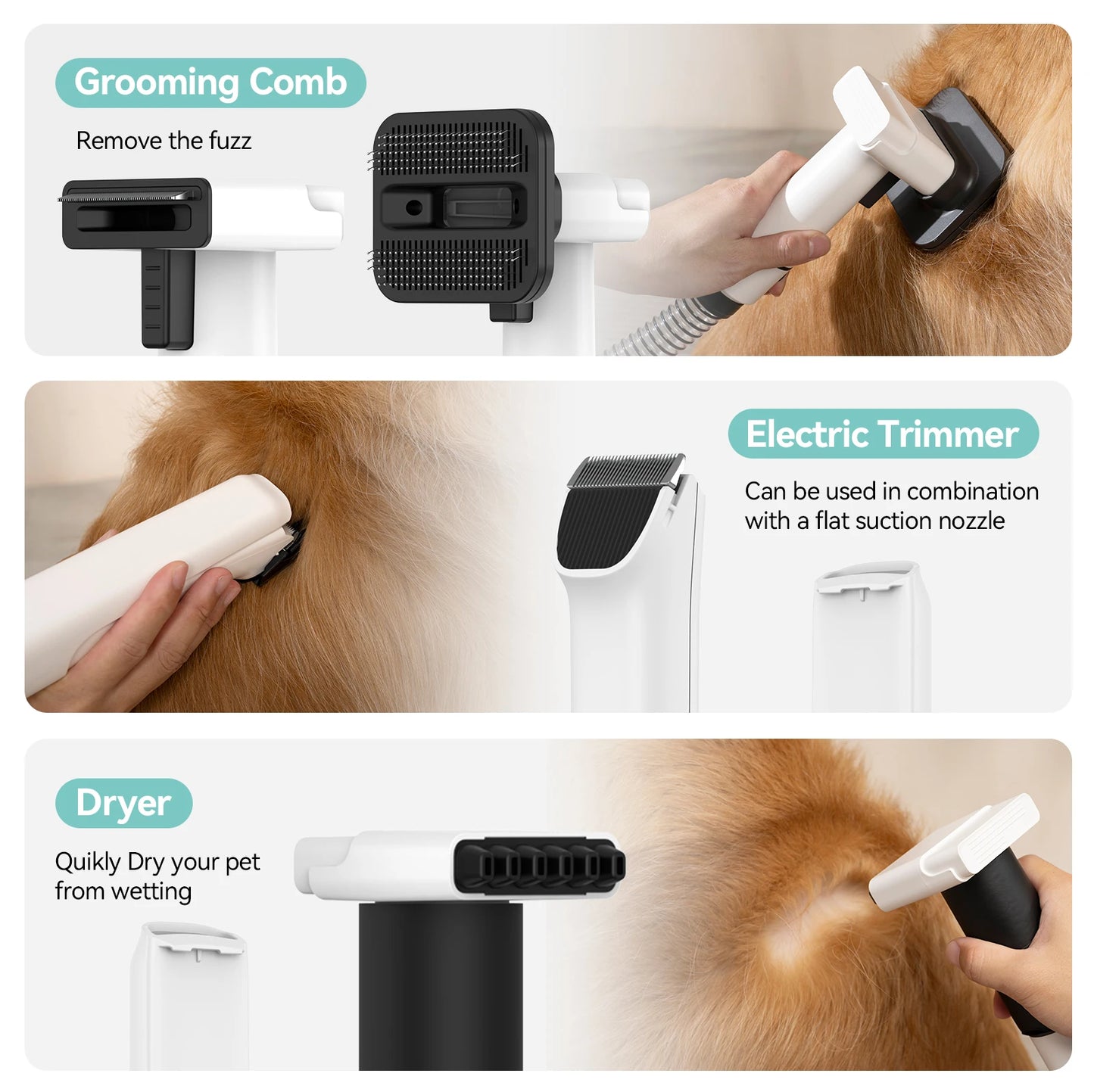 P1 Vacuum Cleaner And Hair Dryer For Pet Grooming