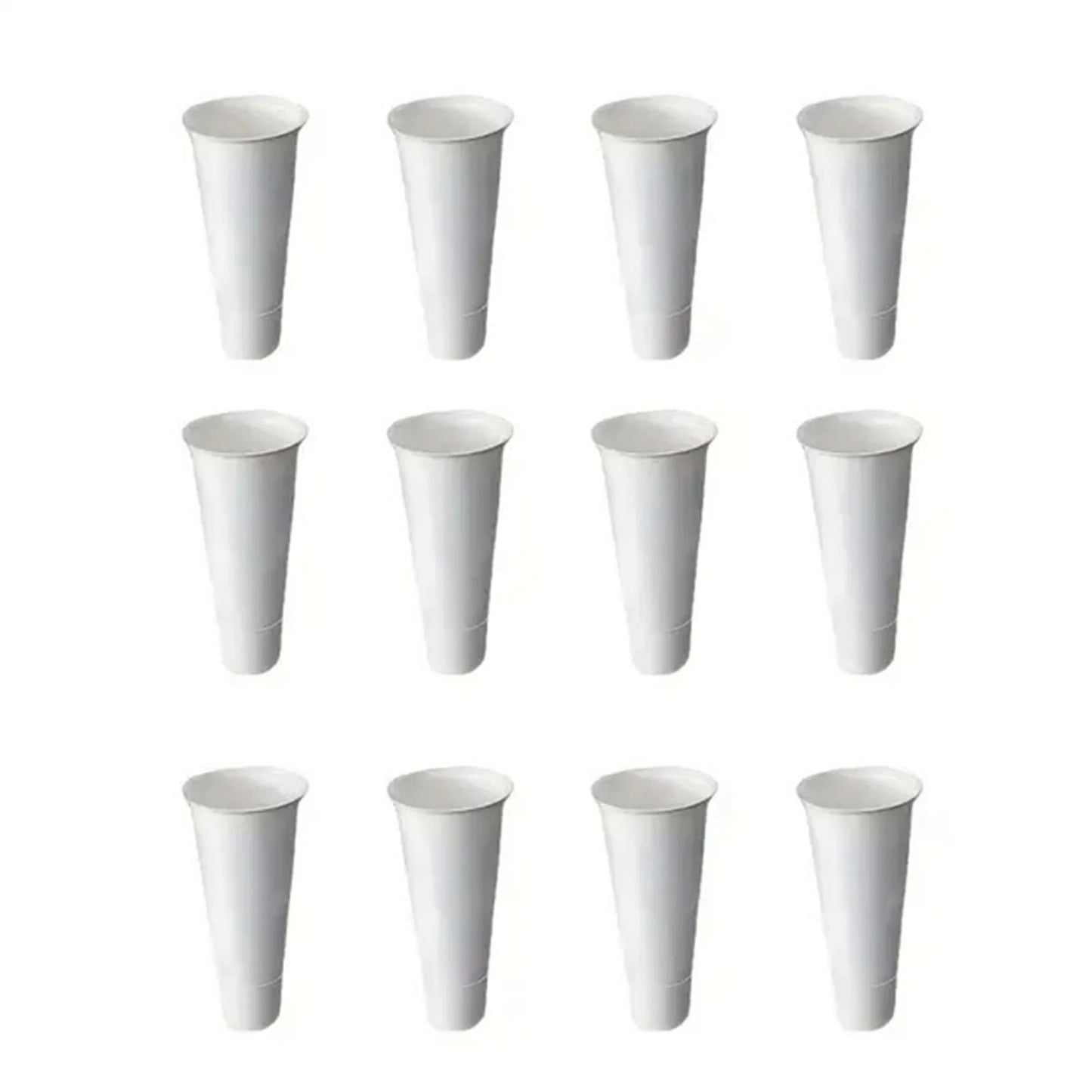 12-Piece Plastic Plant Stand Tapered Buckets Set For Home Garden