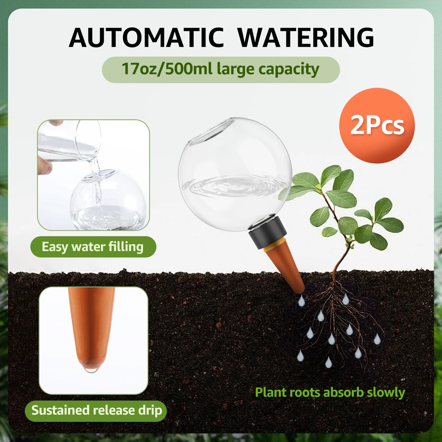Automatic Drip Irrigation System Self-Watering Bulbs