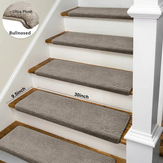 Peel And Stick Anti Slip Carpet Stair Treads For Home And Office