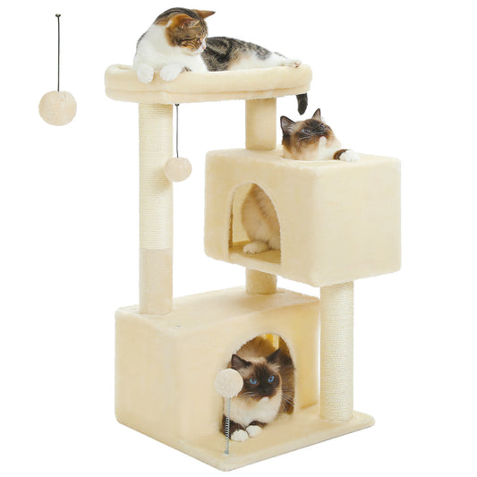 PAWZ Road Multi Level Cat Tree Tower With Scratching Posts