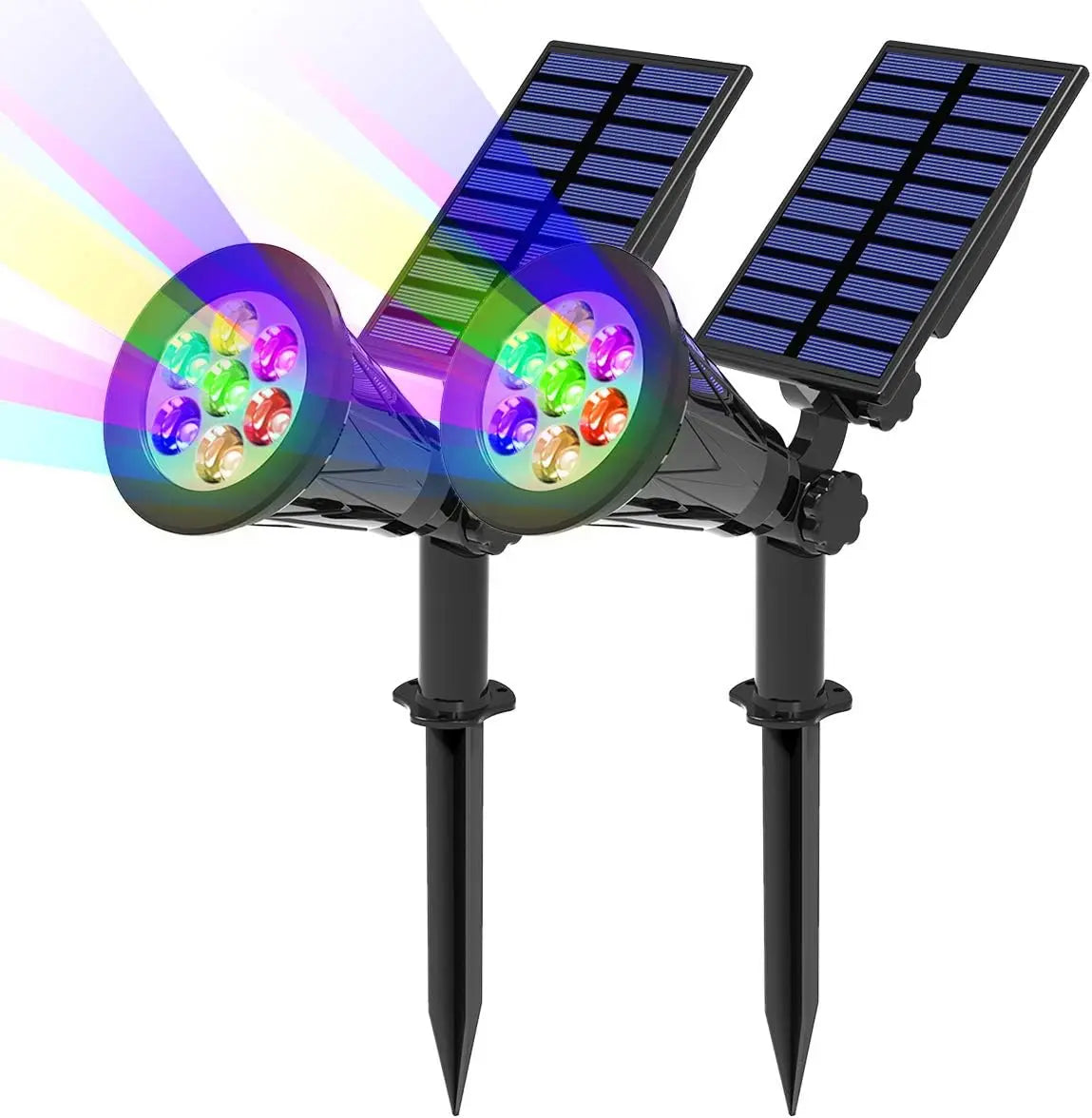 T-Sunrise Led Solar Spotlight Color Changing Outdoor Garden Light