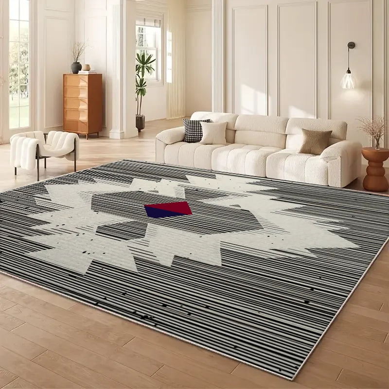 VIKAMA Moroccan Geometry Persian Style Area Rug For Living Room