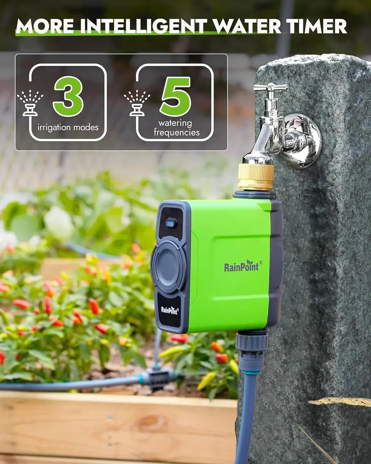 WiFi Water Timer for Garden Hose Sprinkler Controller Rain Delay