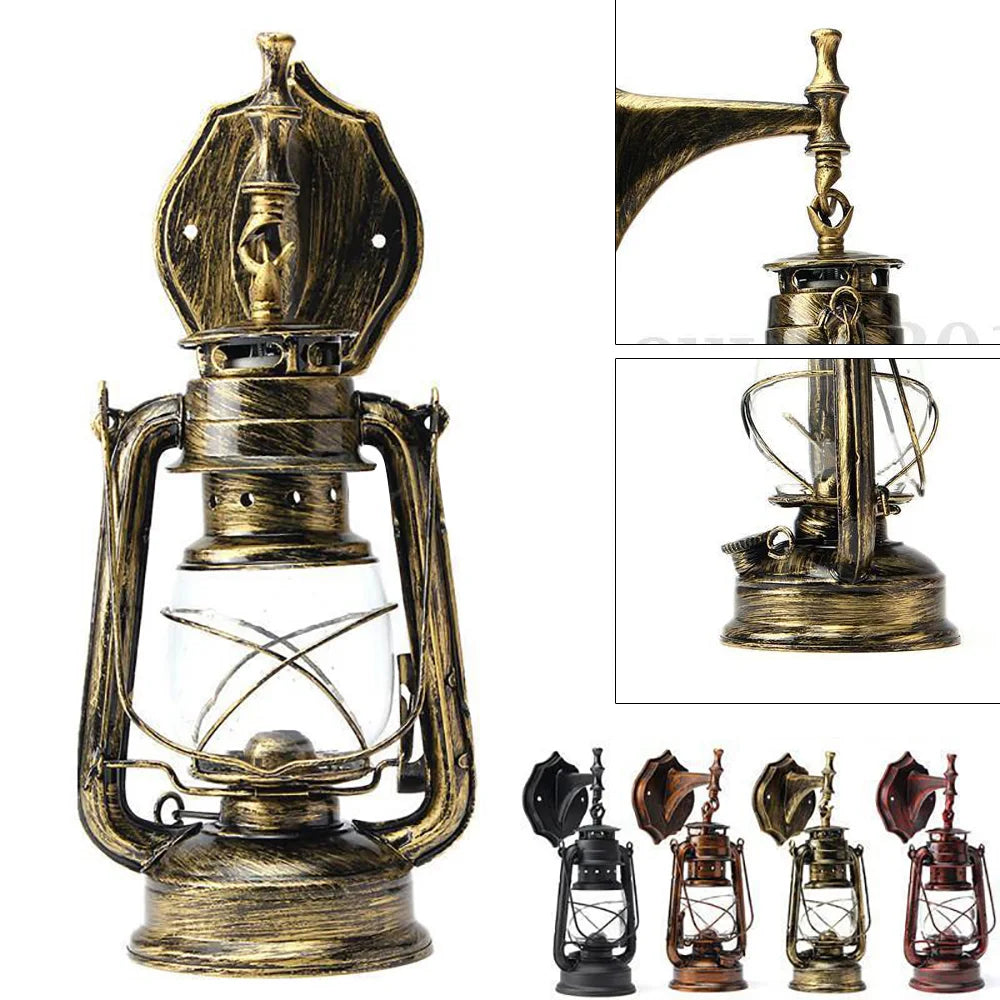 Bymaocar Outdoor Wall Light Lantern Antique Bronze