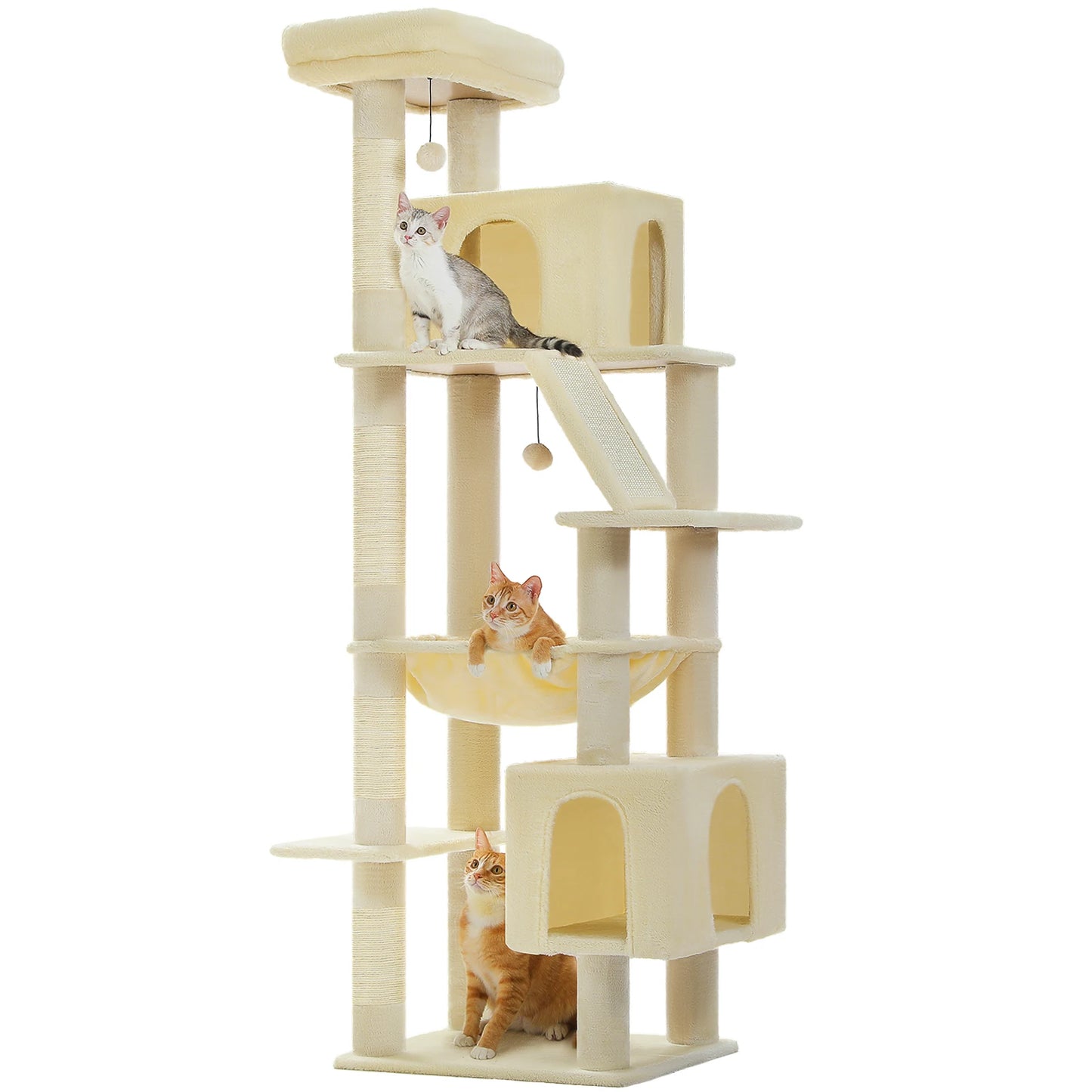 PAWZ Road Cat Tree Tower With Multi Level Condo Pad